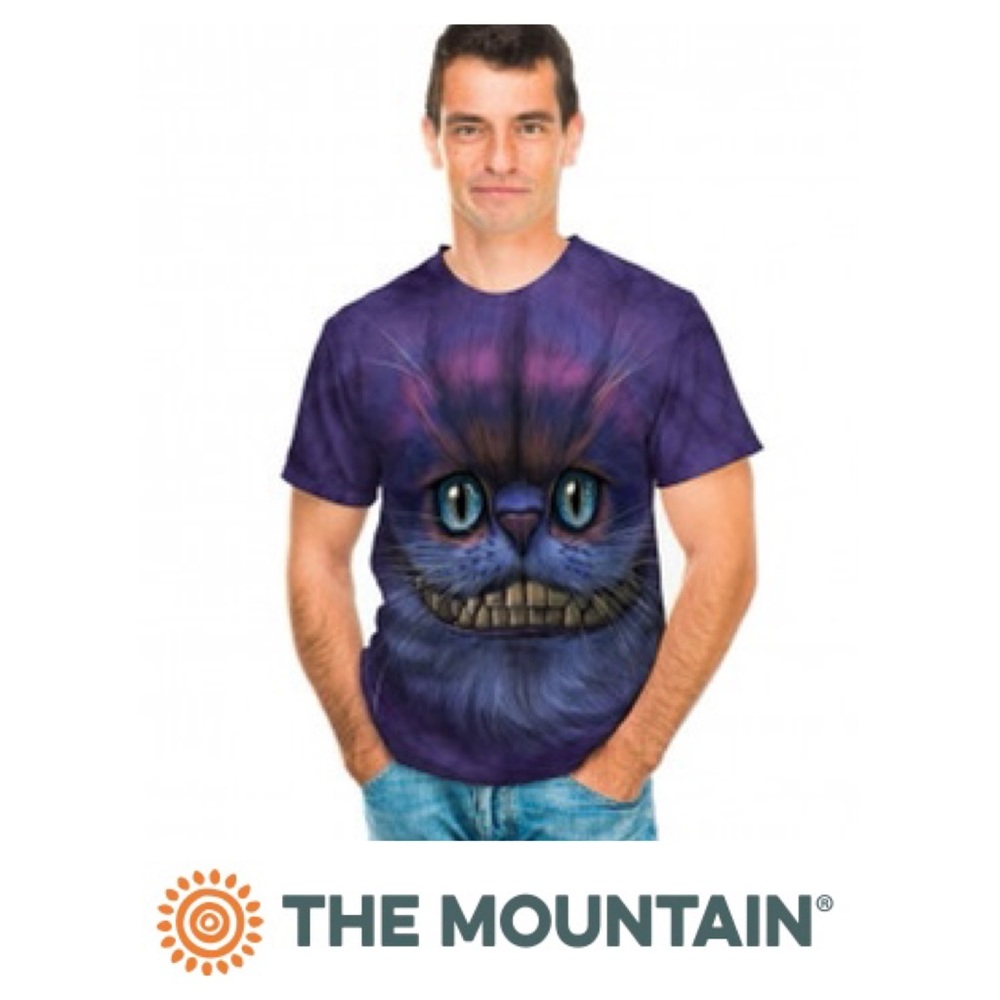 The Mountain Big Face Cheshire Cat Unisex T-Shirt